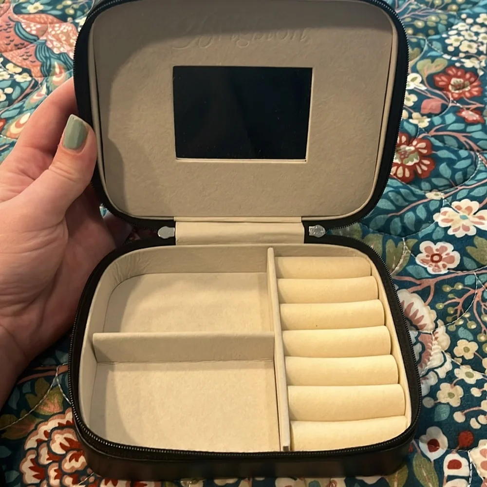 Brighton “Dear Santa” travel jewelry case